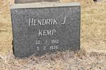 KEMP Hendrik J. 1912-1976