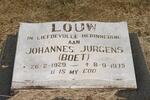 LOUW Johannes Jurgens 1929-1975