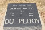 PLOOY Magrietha P.C., du nee UYS 1894-1974
