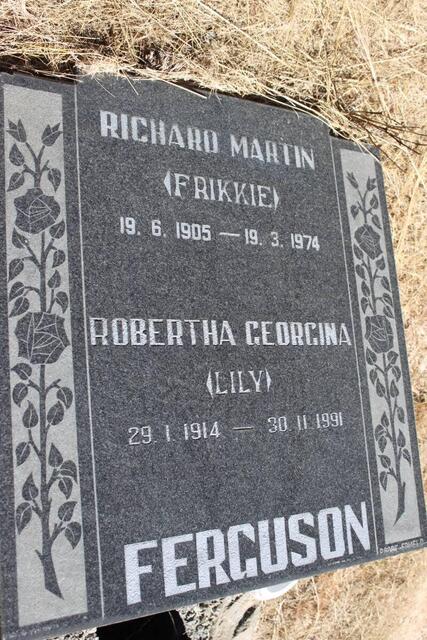 FERGUSON Richard Martin 1905-1974 & Roberta Georgina 1914-1991