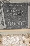 ROODT Hermanus Johannes 1921-1974