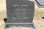 OOSTHUIZEN Dina Maria nee TALJAARD 1896-1973