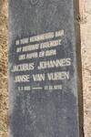 VUREN Jacobus Johannes, Janse van 1895-1972