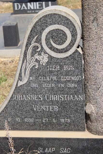 VENTER Johannes Christiaan 1898-1973