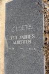 CLOETE Gert Andries Albertus 1911-1973