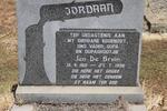 JORDAAN Jan De Bruin 1912-1996