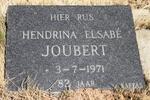 JOUBERT Hendrina Elsabe -1971