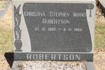 ROBERTSON Christina Stephen Wood 1900-1985