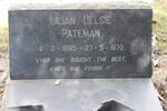 PATEMAN Lilian Delsie 1895-1970