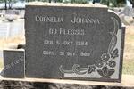 PLESSIS Cornelia Johanna, du 1894-1980