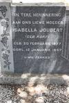 JOUBERT Isabella nee KORF 1877-1957
