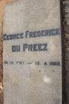 PREEZ George Frederick, du 1887-1969