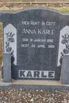 KARLE Anna 1892-1969