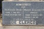 CLERCQ Hendrik, de 1873-1954 & Maria Elizabeth PRINSLOO 1884-1965