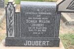 JOUBERT Schalk Willem 1880-1958