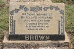 BROWN George 1886-1955