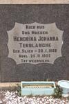 TERBLANCHE Hendrina Johanna nee SLIER 1888-1955