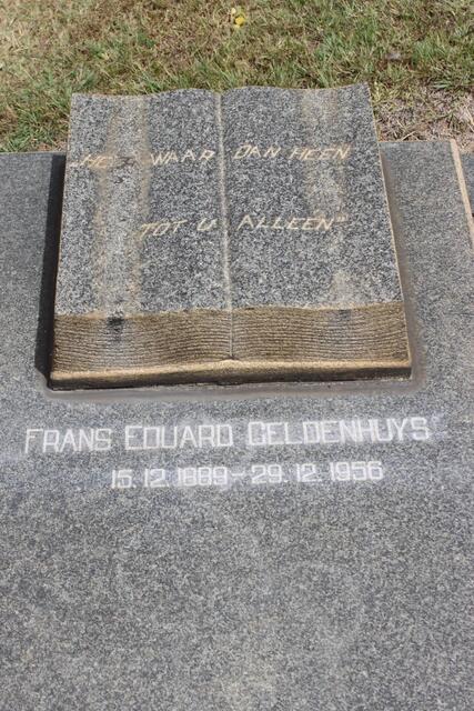 GELDENHUYS Frans Eduard 1889-1956
