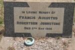 JOHNSTONE Francis Augustus Robertson -1958