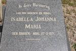 MENTZ Isabella Johanna Maria nee GOOSEN 1897-1970