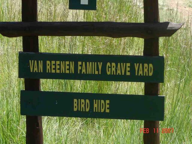 4. VAN REENEN Family Grave Yard - Bird Hide