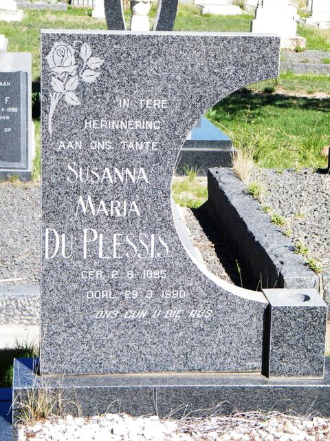 PLESSIS Susanna Maria, du 1895-1990