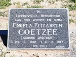 COETZEE Engela Elizabeth nee DROTSKIE 1902-1987