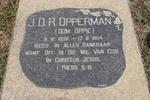 OPPERMAN J.D.R. 1896-1984