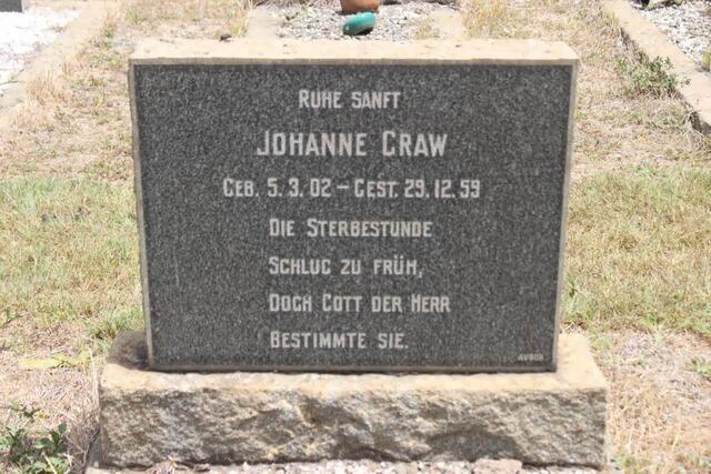 GRAW Johanne 1902-1959