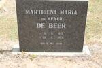 BEER Marthiena Maria, de geb MEYER 1952-1997
