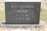 KEMP Catharina 1904-1991