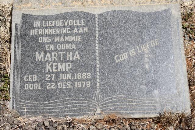 KEMP Martha 1888-1978
