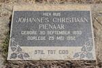 PIENAAR Johannes Christiaan 1893-1962