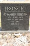 BOSCH Johannes Hendrik 1878-1963