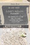 BADENHORST Elizabeth Magdalena geb HERHOLDT 1881-1963