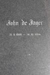 JAGER John, de 1908-1994