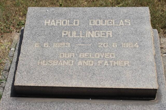 PULLINGER Harold Douglas 1893-1964