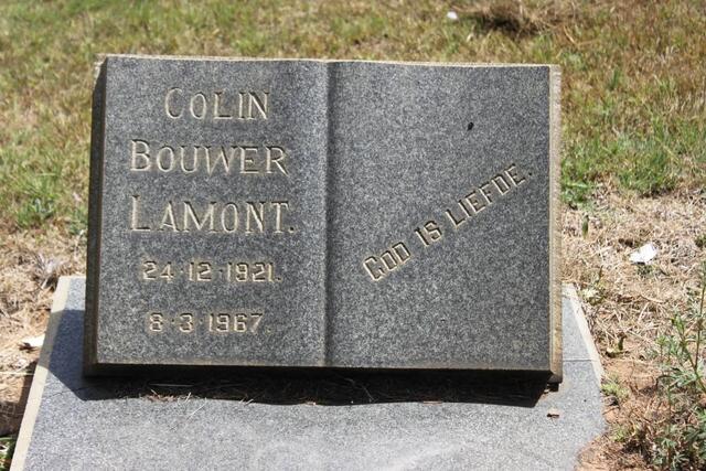 LAMONT Colin Bouwer 1921-1967