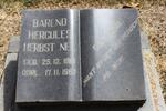 NEL Barend Hercules Herbst 1916-1967