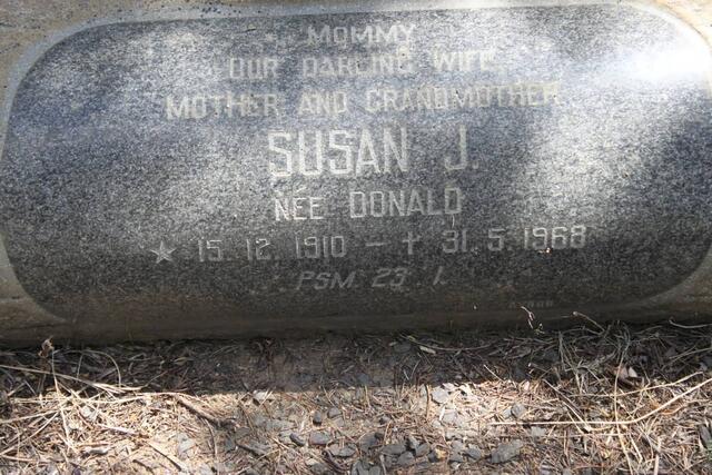 ? Susan J. née DONALD 1910-1968