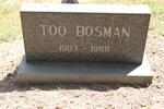 BOSMAN Too 1907-1989