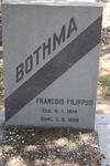 BOTHMA Francois Filippus 1914-1968