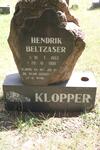 KLOPPER Hendrik Beltzaser 1953-1999