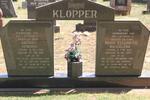 KLOPPER Andries Hendrik 1919-2001 & Maria Elizabeth Magdalena 1920-1997