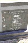 BRINK Anna Alida 1920-2000