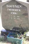 BOOYSEN Frederick 1926-2001