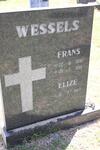 WESSELS Frans 1939-2001 & Elize 1947-