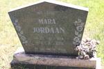 JORDAAN Mara 1934-2002
