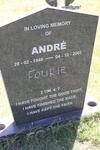 FOURIE André 1946-2003