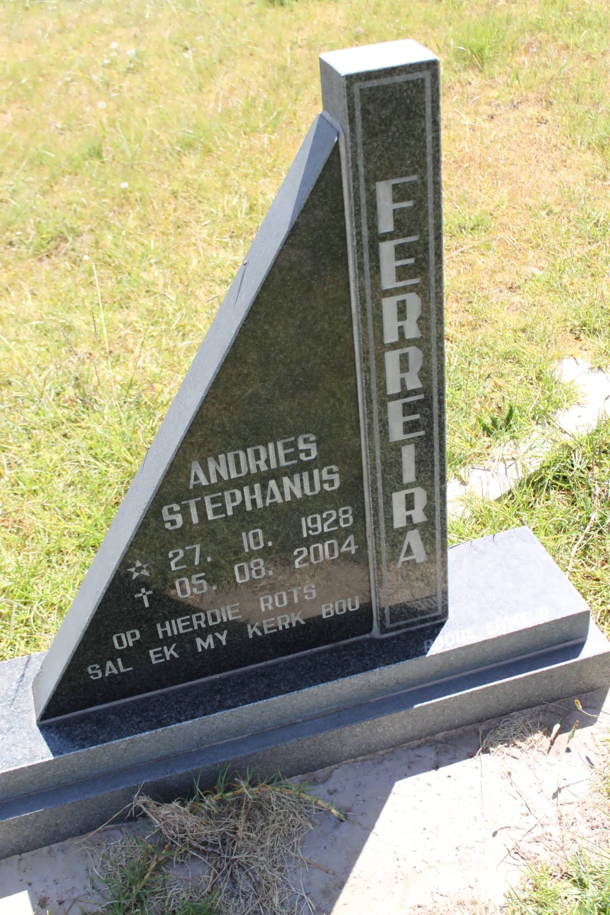 FERREIRA Andries Stephanus 1928-2004